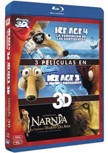 3D Collection: Ice Age 3/ Ice Age 4 / The Chronicles of Narnia: The Voyage of the Dawn Treader (Blu-Ray)